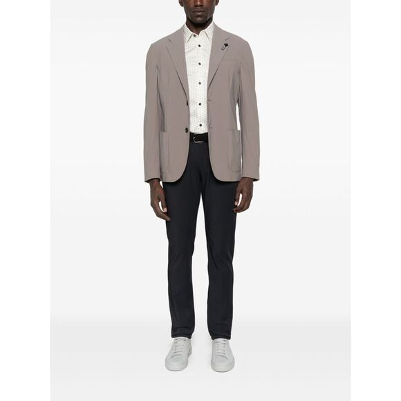 Emporio Armani Men's Patterned Cotton Shirt